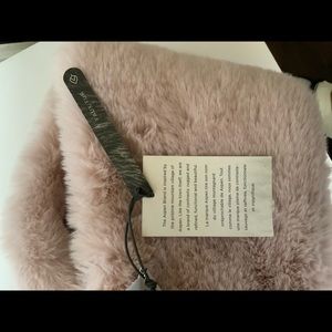 Aspen Faux Fur infinity scarf neck warmer, NWT, pink